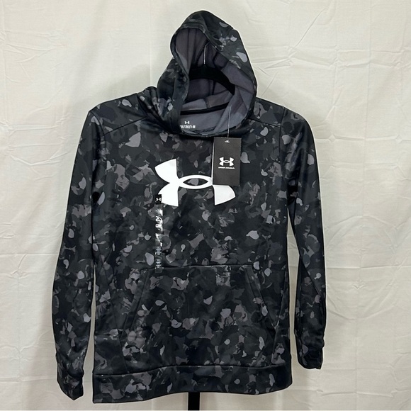 Under Armour Black & Grey Athletic Hoodie NWT - Picture 1 of 5